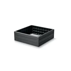 
                  PROSPERPLAST RABATA OGRODOWA BASE WOODY ANTRACYT 756x756x250MM IBWS-S433